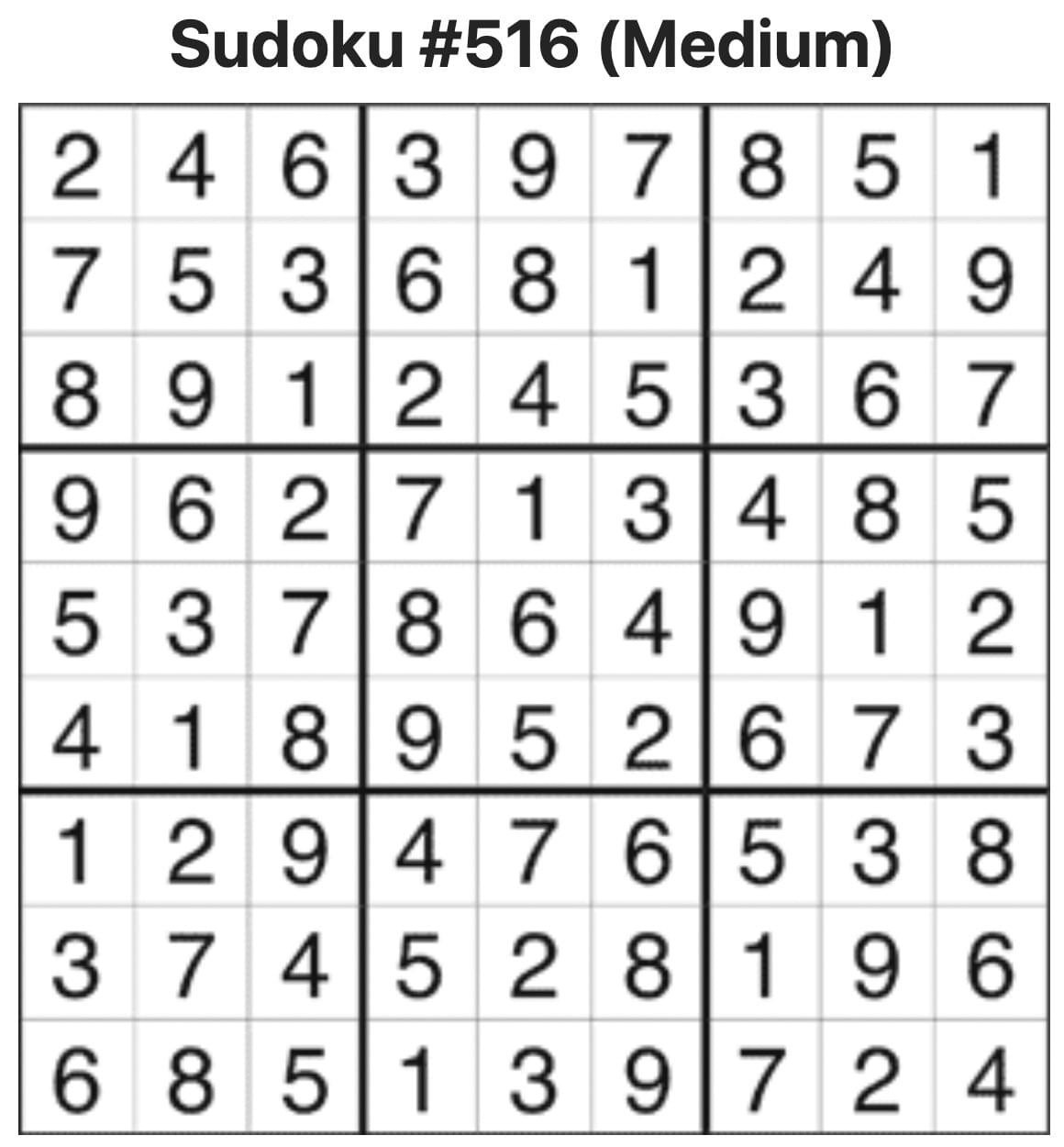 Sudoku Answers