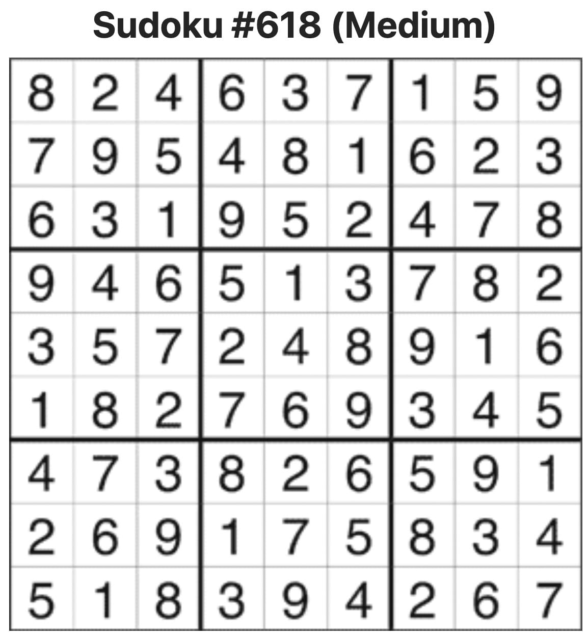 Sudoku Answers