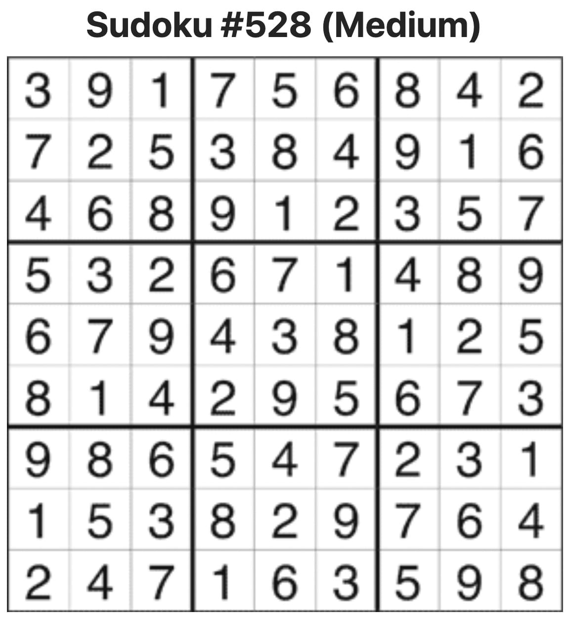 Sudoku Answers