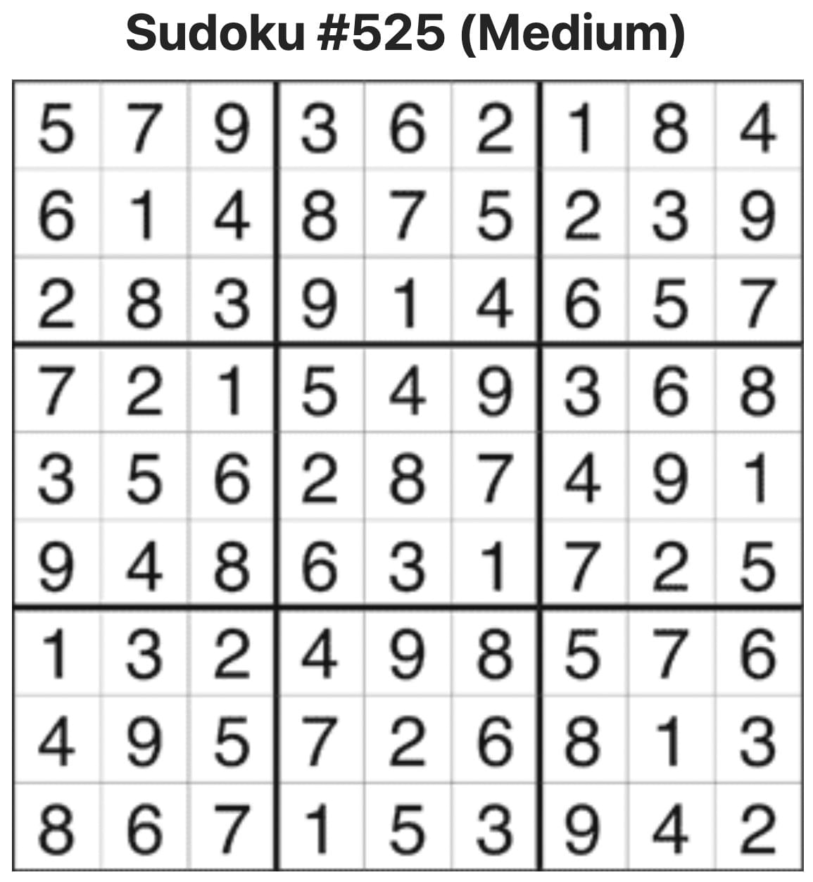 Sudoku Answers