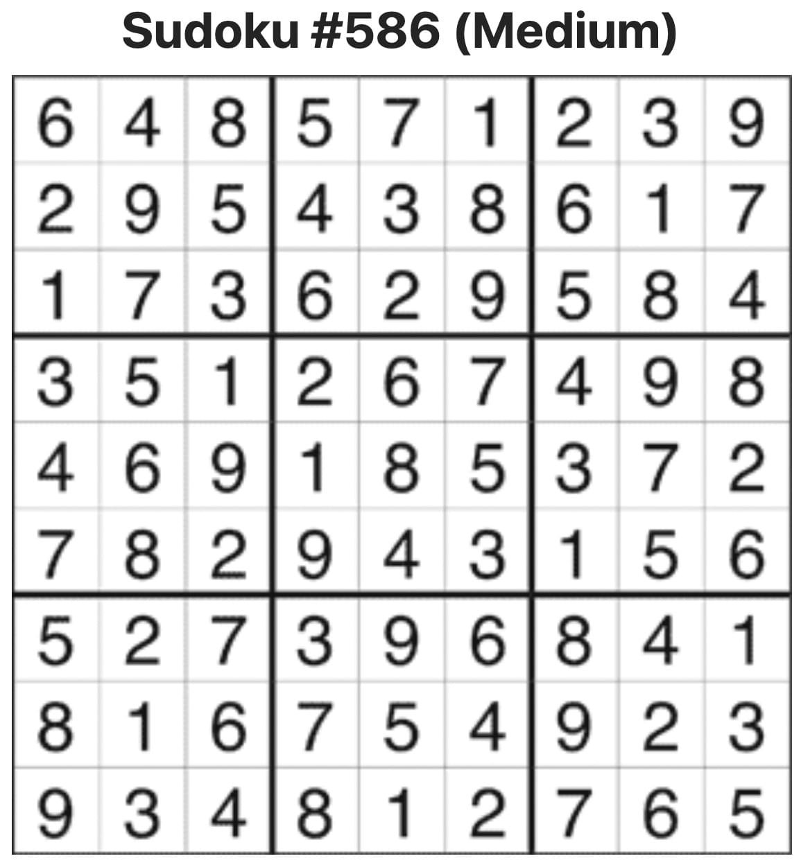 Sudoku Answers