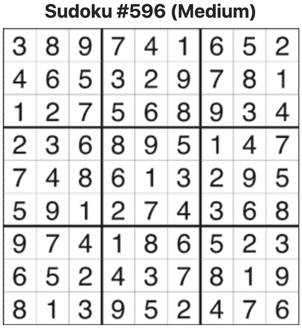 Sudoku Answers
