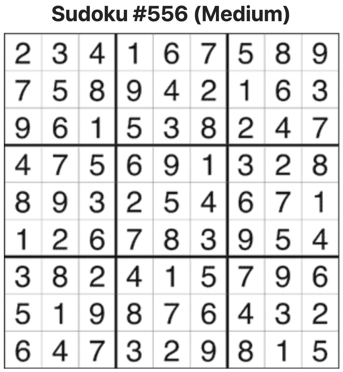 Sudoku Answers