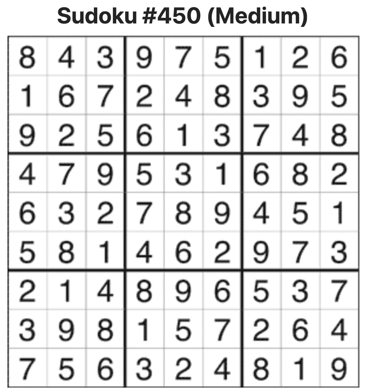 Sudoku Answers