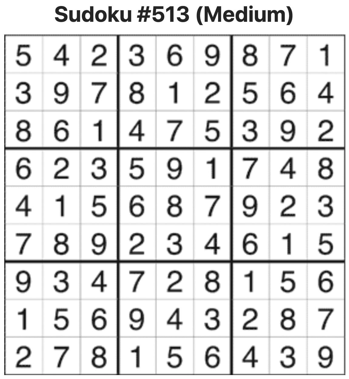 Sudoku Answers