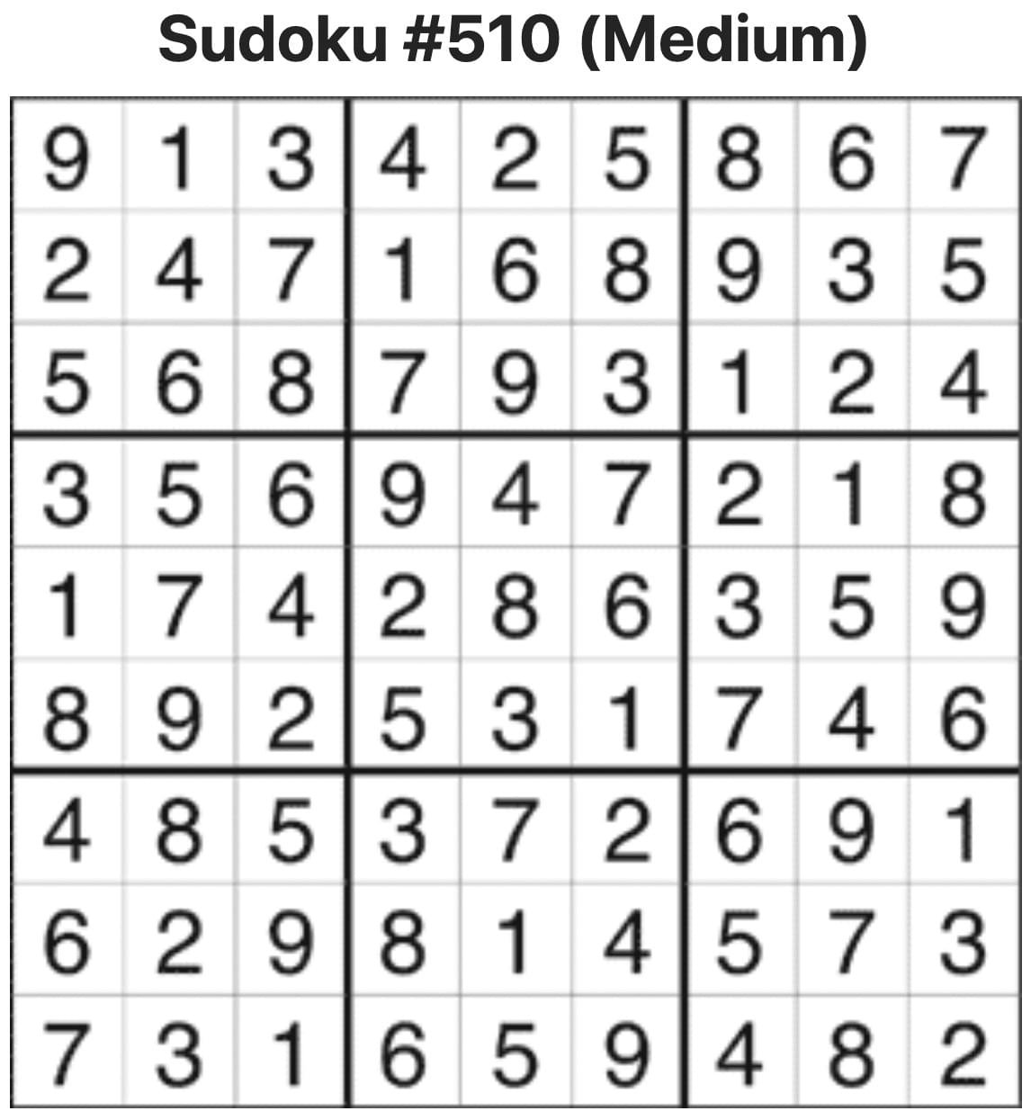 Sudoku Answers