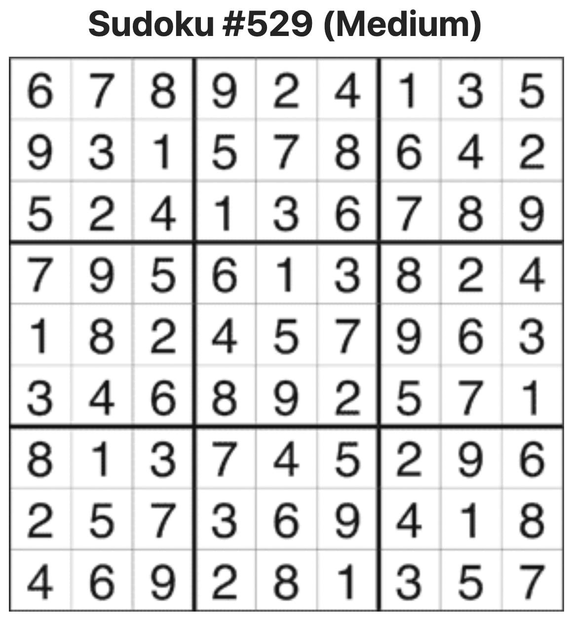 Sudoku Answers