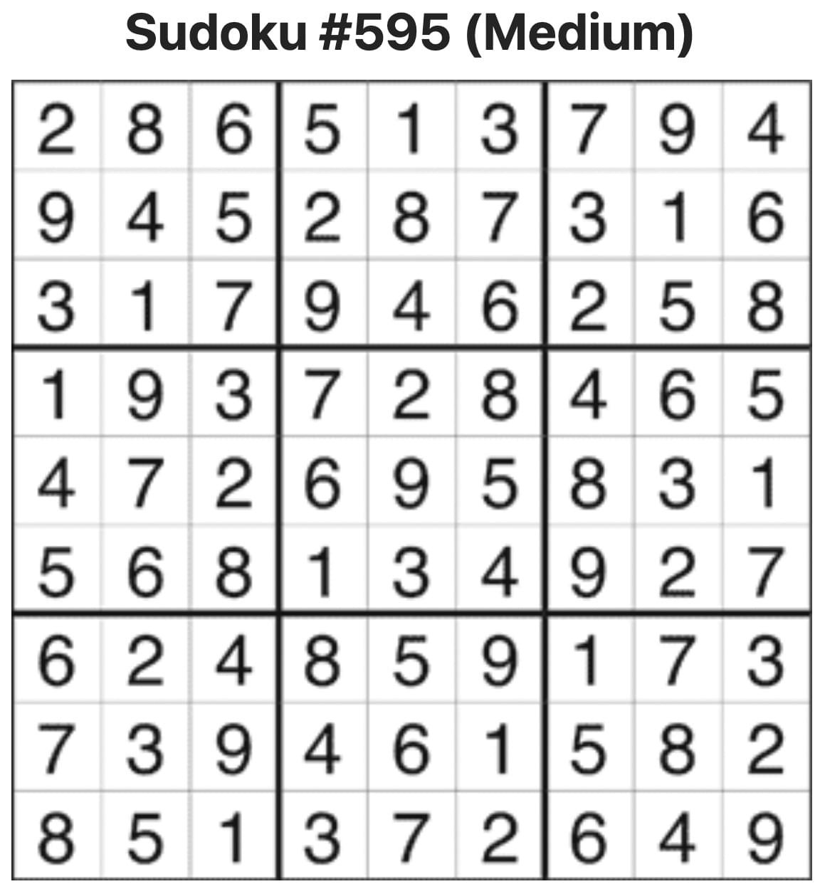 Sudoku Answers