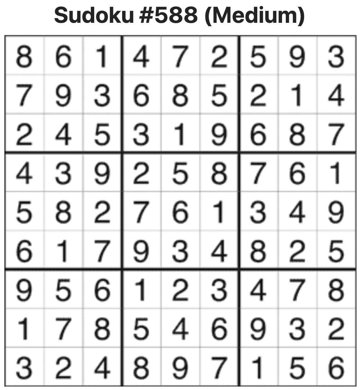 Sudoku Answers