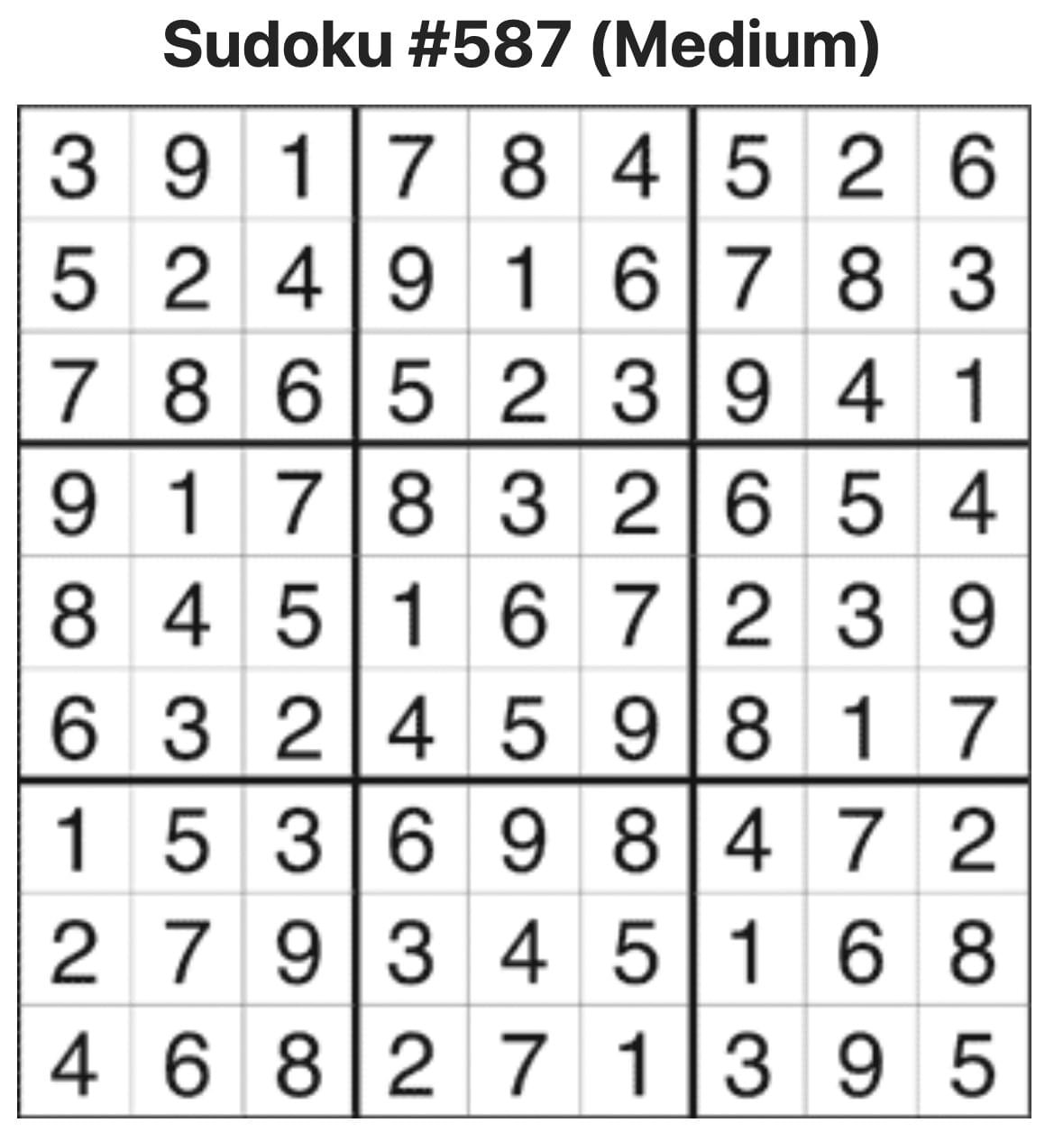 Sudoku Answers