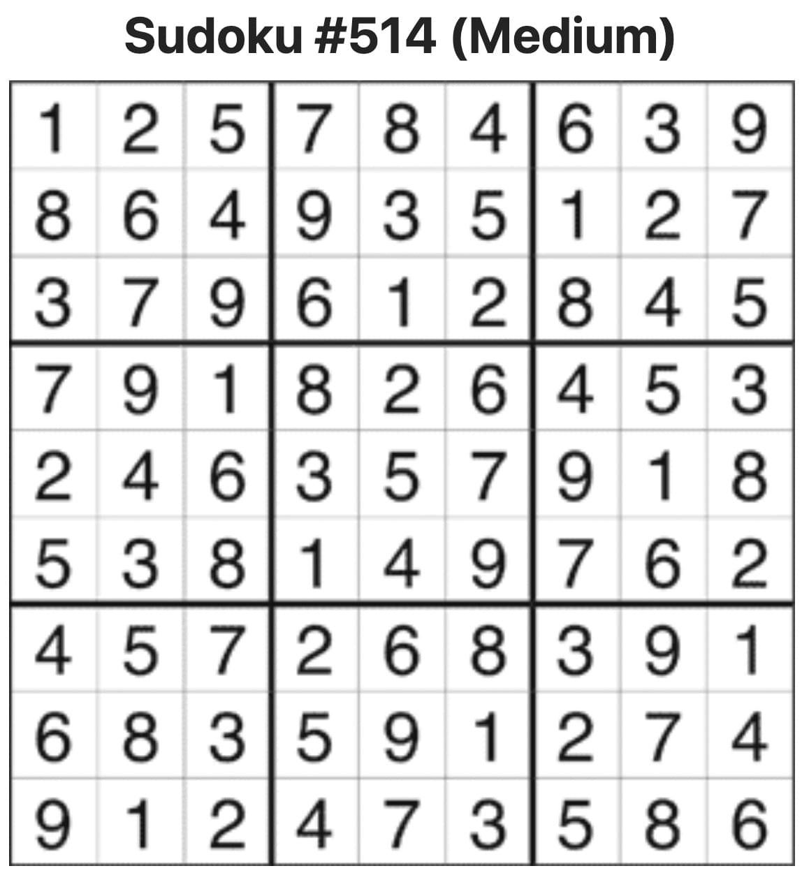 Sudoku Answers