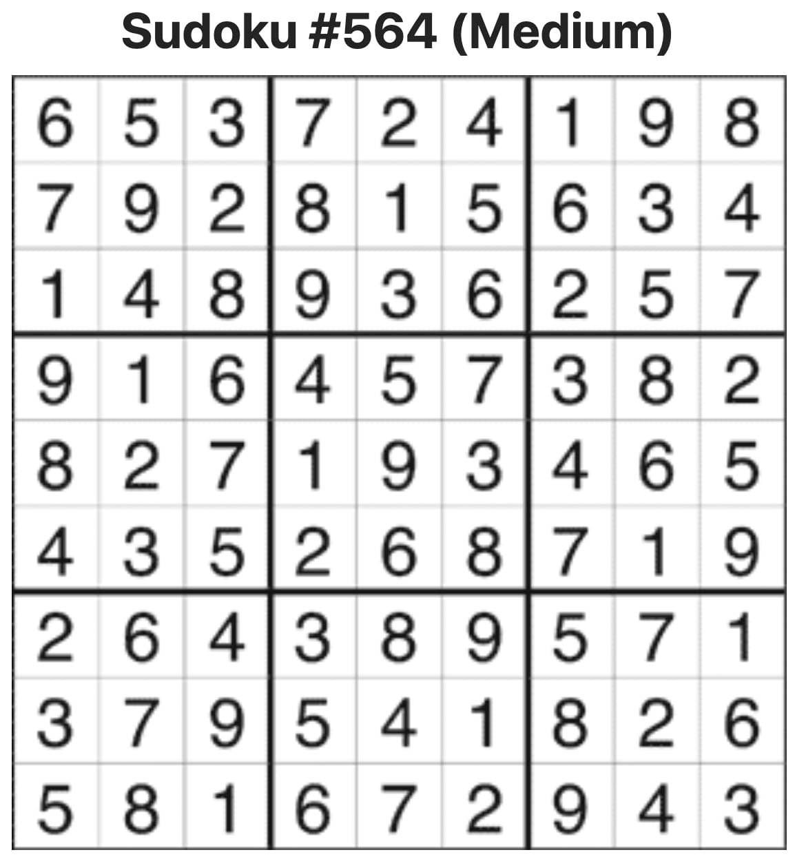 Sudoku Answers