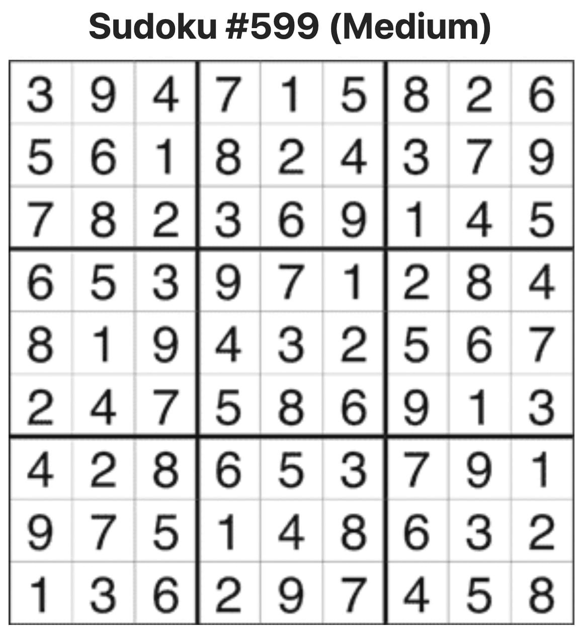 Sudoku Answers